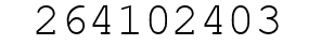 Number 264102403.