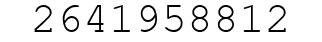 Number 2641958812.
