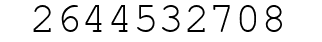 Number 2644532708.