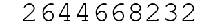 Number 2644668232.
