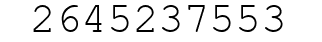 Number 2645237553.