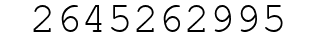 Number 2645262995.