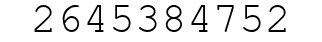 Number 2645384752.
