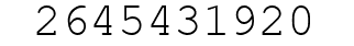 Number 2645431920.