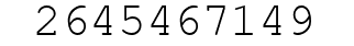 Number 2645467149.