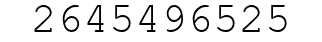 Number 2645496525.