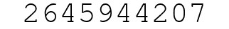 Number 2645944207.