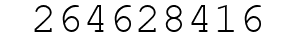 Number 264628416.