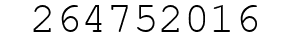Number 264752016.