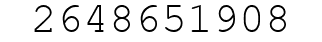 Number 2648651908.