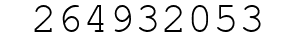 Number 264932053.