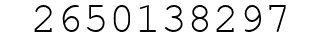 Number 2650138297.