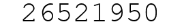 Number 26521950.
