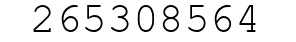 Number 265308564.