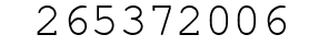 Number 265372006.