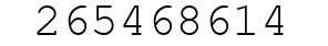 Number 265468614.