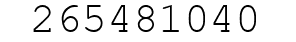 Number 265481040.