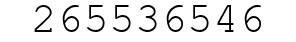Number 265536546.