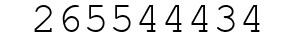 Number 265544434.