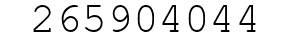 Number 265904044.