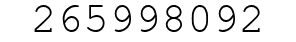 Number 265998092.