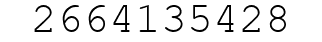 Number 2664135428.