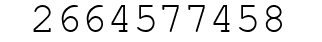 Number 2664577458.