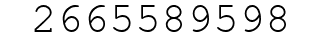 Number 2665589598.