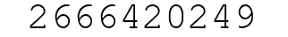 Number 2666420249.