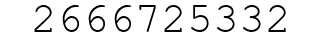 Number 2666725332.
