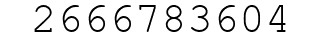 Number 2666783604.