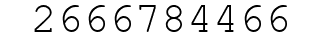 Number 2666784466.