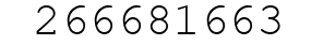 Number 266681663.
