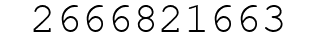 Number 2666821663.