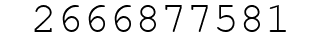 Number 2666877581.