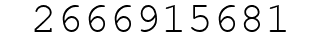 Number 2666915681.