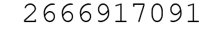 Number 2666917091.