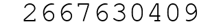 Number 2667630409.