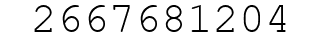 Number 2667681204.