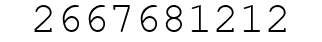 Number 2667681212.
