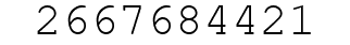 Number 2667684421.