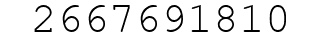 Number 2667691810.