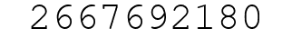 Number 2667692180.