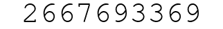 Number 2667693369.