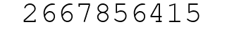 Number 2667856415.