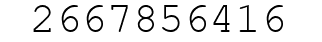 Number 2667856416.