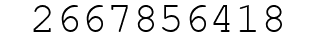 Number 2667856418.