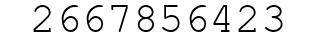 Number 2667856423.