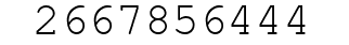 Number 2667856444.