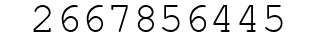 Number 2667856445.